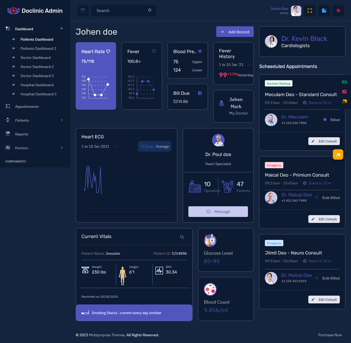 سامانه جامع مدیریت مراکز درمانی Af Code