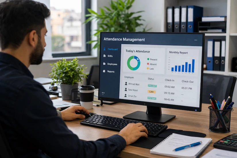 حاضری (Attendance Management)